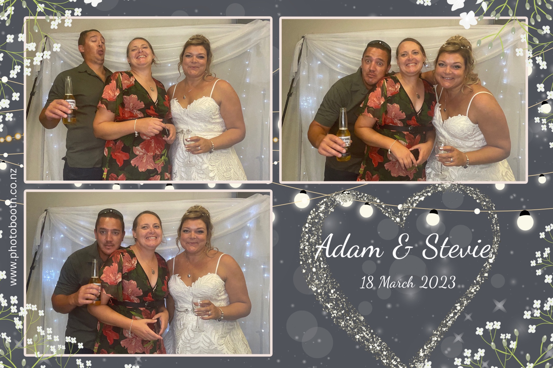 Adam & Stevie's Wedding | View more photos from the event at gallery.photobooth.co.nz/u/SelfieCentral/Adam-Stevies-Wedding