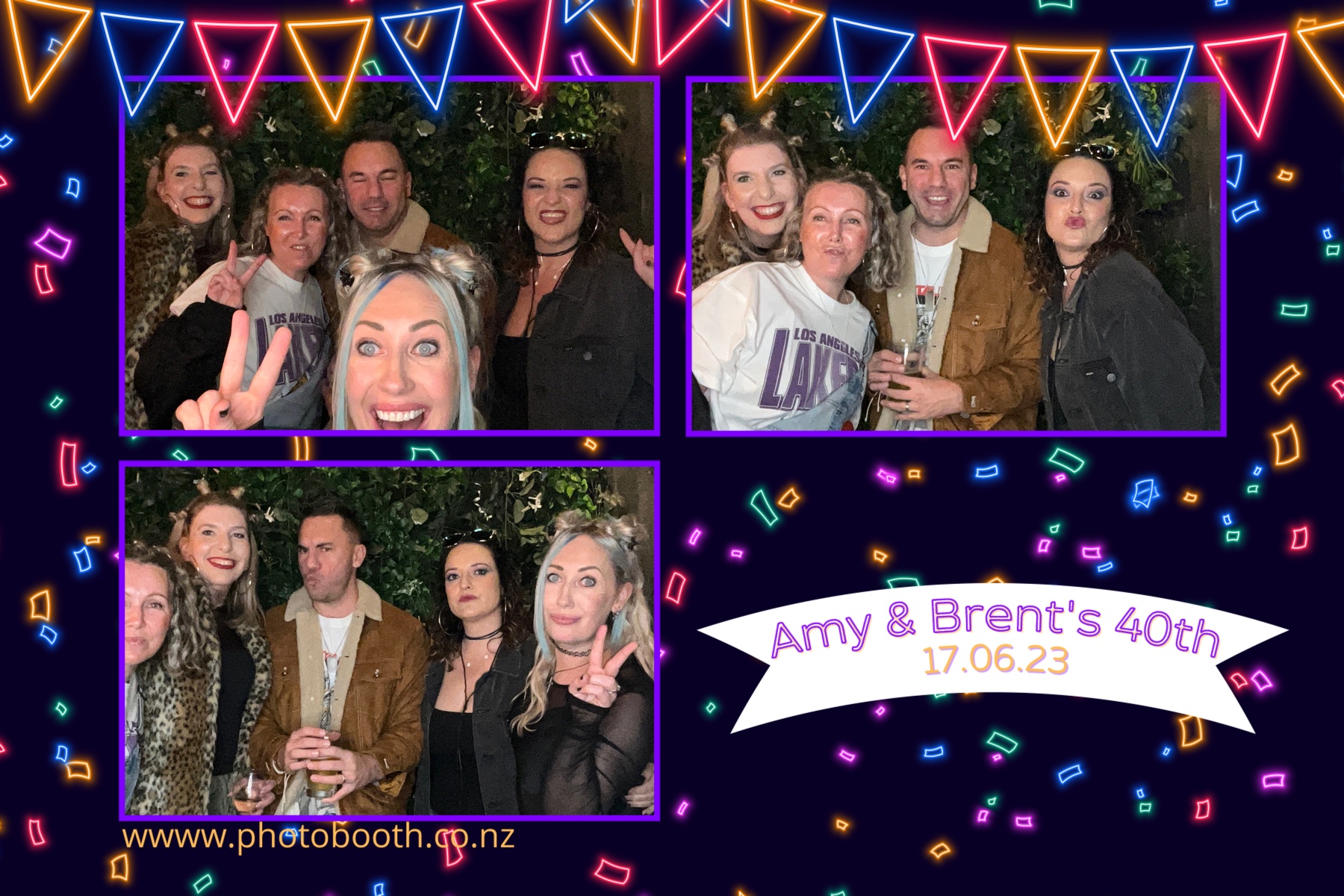 Amy and Brent's 40th | View more photos from the event at gallery.photobooth.co.nz/u/SelfieCentral/Amy-and-Brents-40th