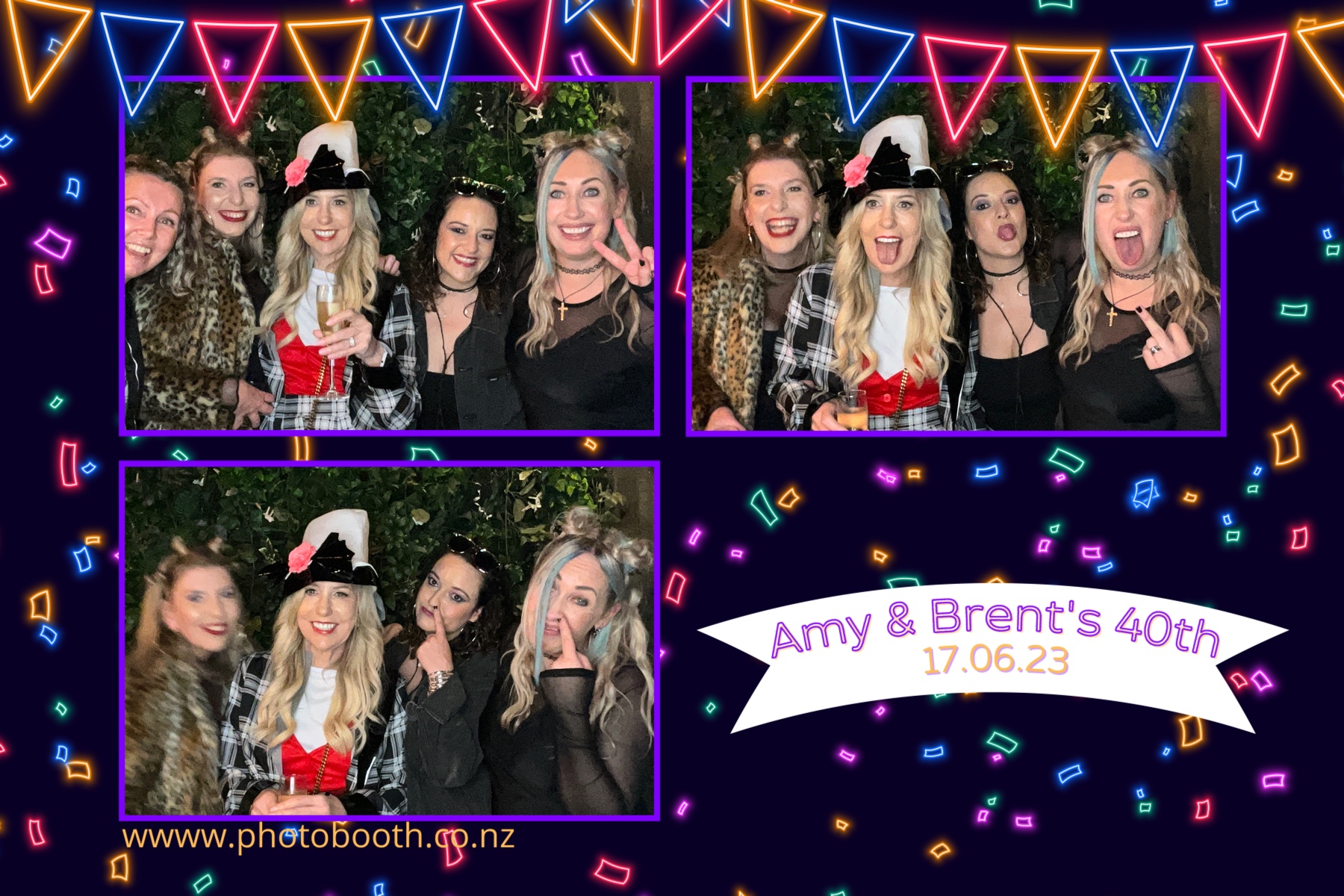 Amy and Brent's 40th | View more photos from the event at gallery.photobooth.co.nz/u/SelfieCentral/Amy-and-Brents-40th