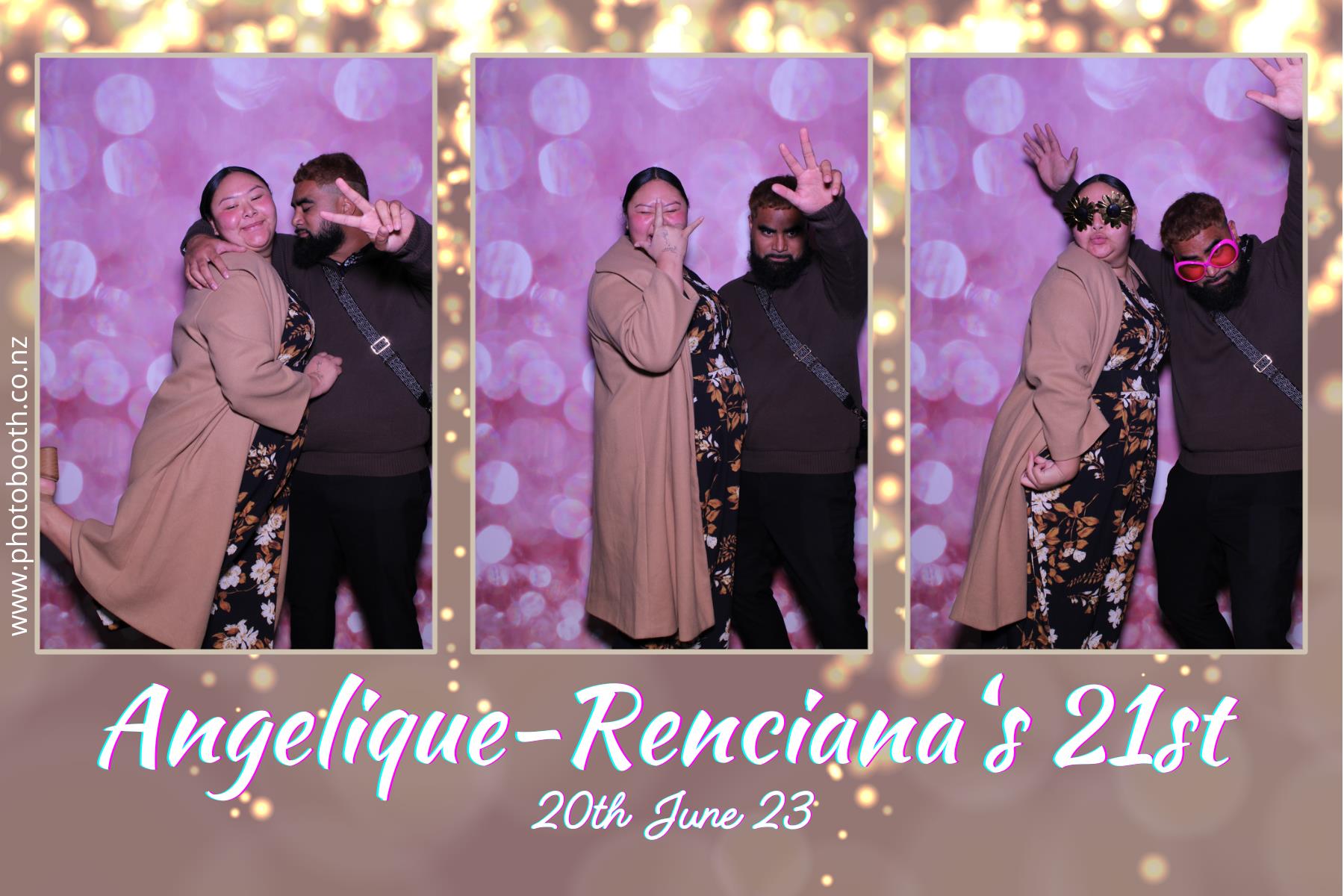 Angelique-Renciana 21st | View more photos from the event at gallery.photobooth.co.nz/u/SelfieCentral/Angelique-Renciana-21st