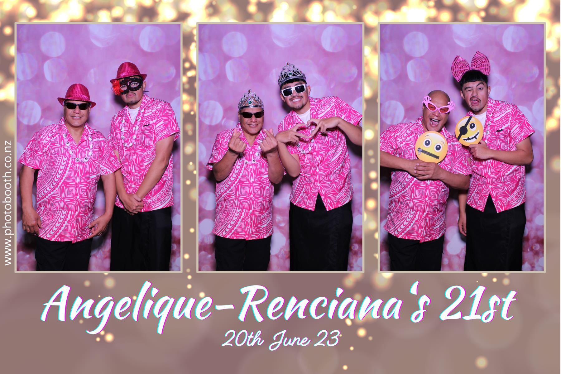 Angelique-Renciana 21st | View more photos from the event at gallery.photobooth.co.nz/u/SelfieCentral/Angelique-Renciana-21st