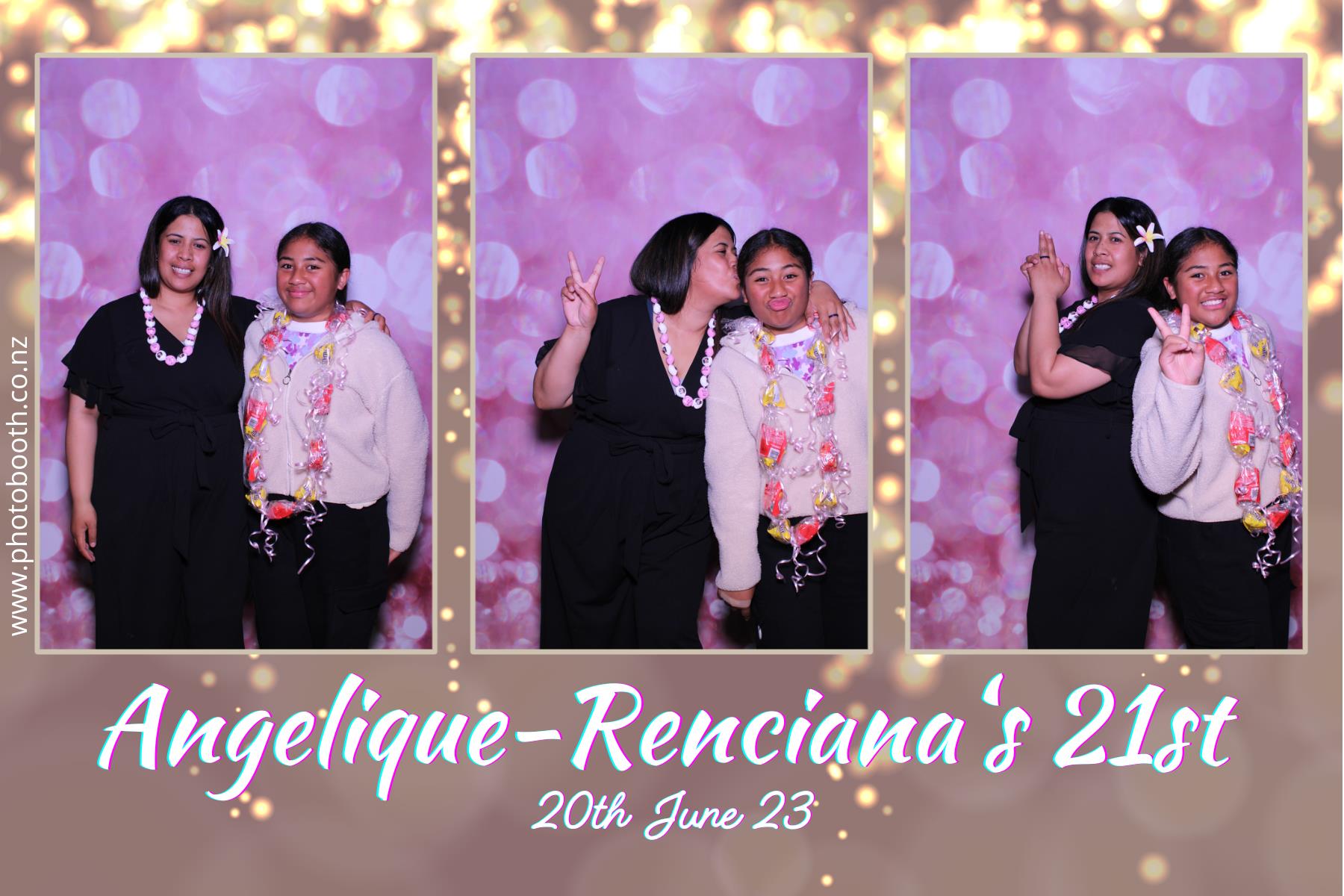 Angelique-Renciana 21st | View more photos from the event at gallery.photobooth.co.nz/u/SelfieCentral/Angelique-Renciana-21st