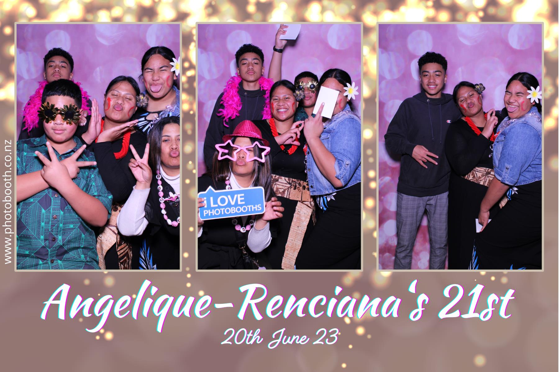 Angelique-Renciana 21st | View more photos from the event at gallery.photobooth.co.nz/u/SelfieCentral/Angelique-Renciana-21st