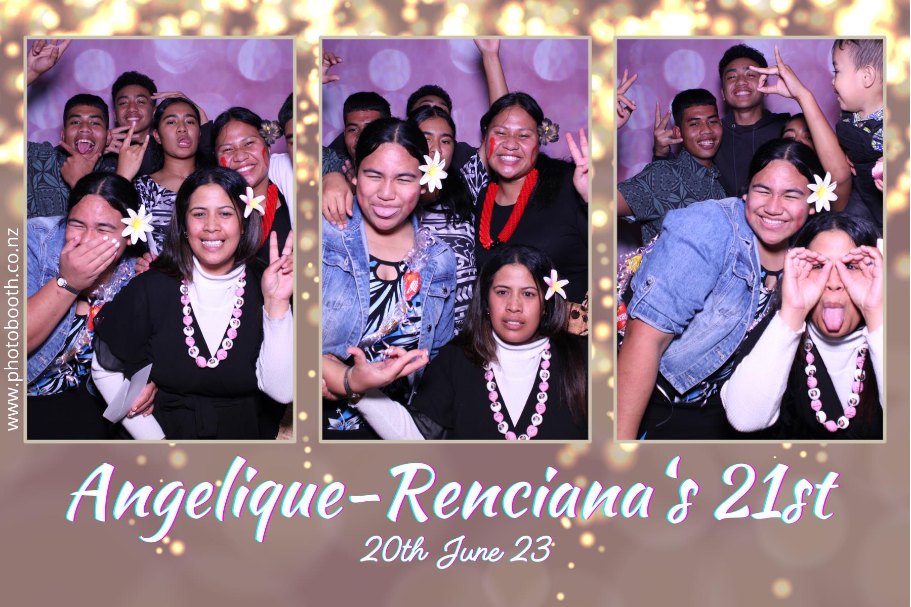 Angelique-Renciana 21st | View more photos from the event at gallery.photobooth.co.nz/u/SelfieCentral/Angelique-Renciana-21st