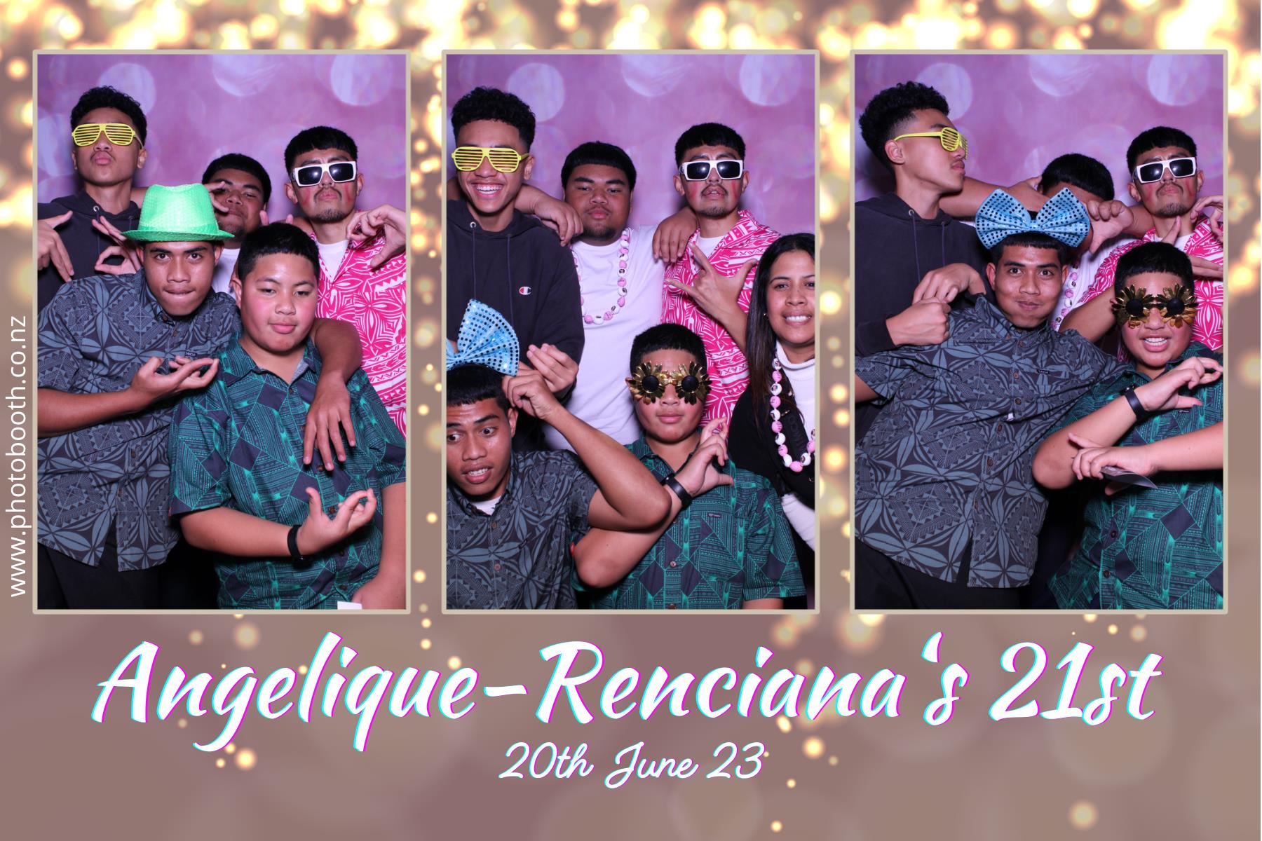 Angelique-Renciana 21st | View more photos from the event at gallery.photobooth.co.nz/u/SelfieCentral/Angelique-Renciana-21st