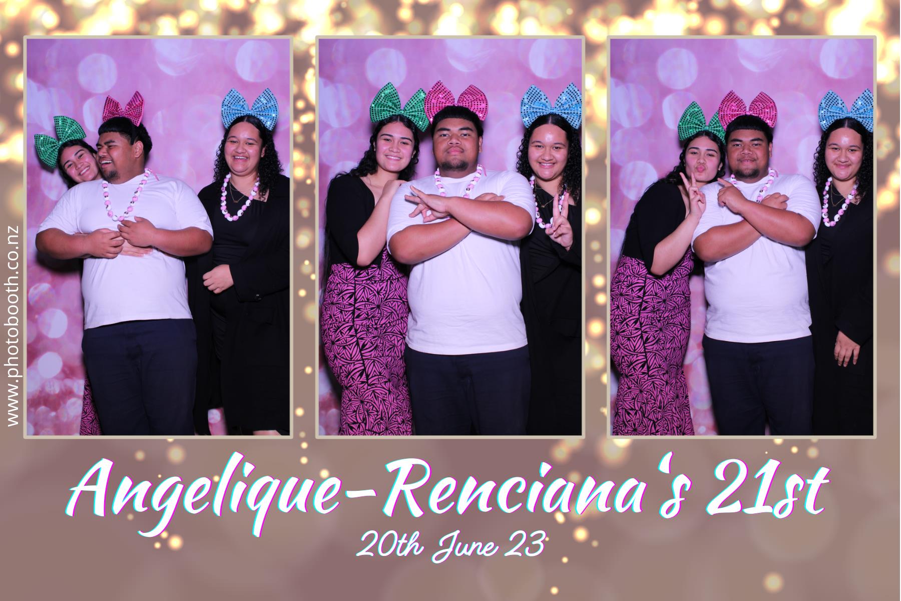 Angelique-Renciana 21st | View more photos from the event at gallery.photobooth.co.nz/u/SelfieCentral/Angelique-Renciana-21st