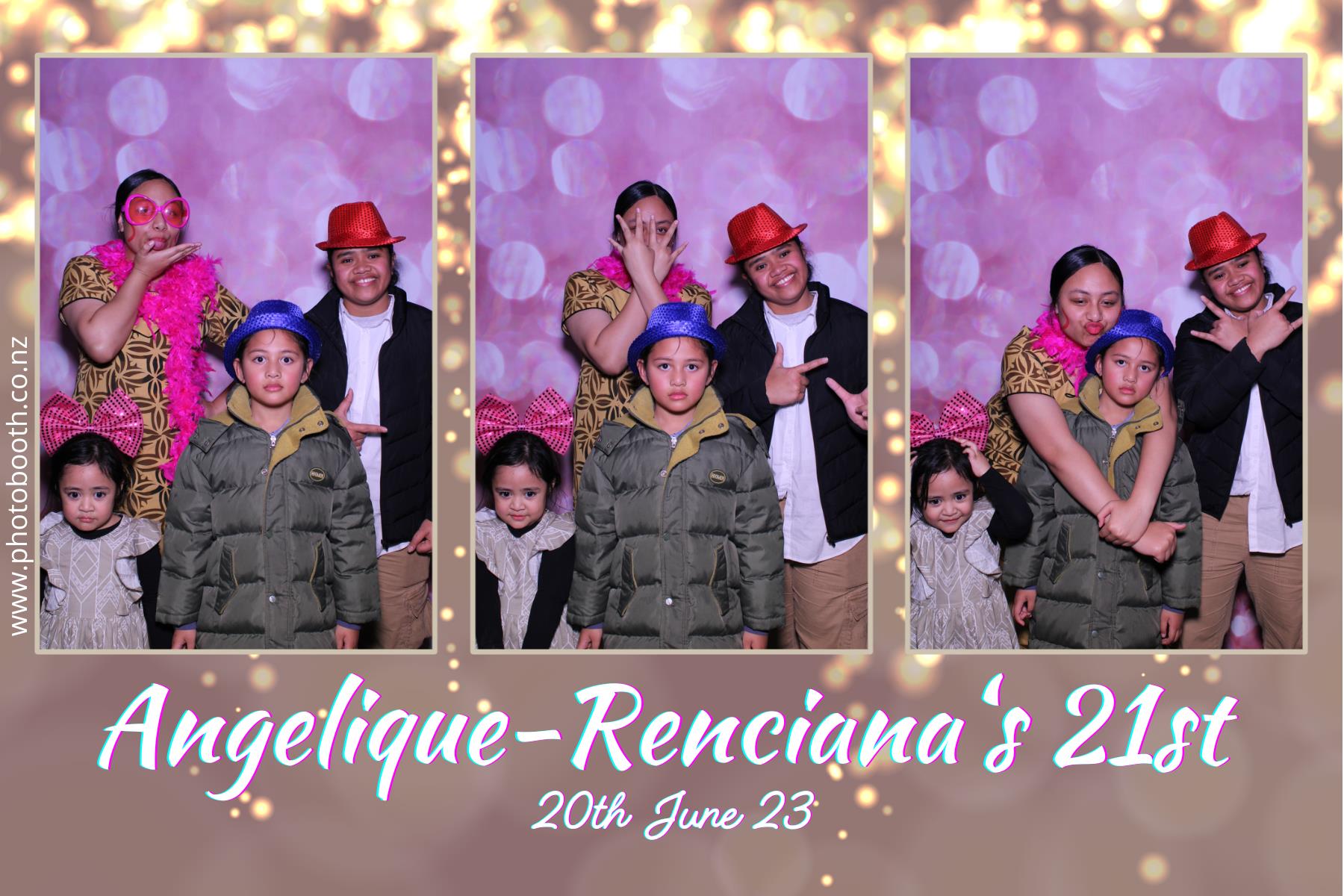 Angelique-Renciana 21st | View more photos from the event at gallery.photobooth.co.nz/u/SelfieCentral/Angelique-Renciana-21st