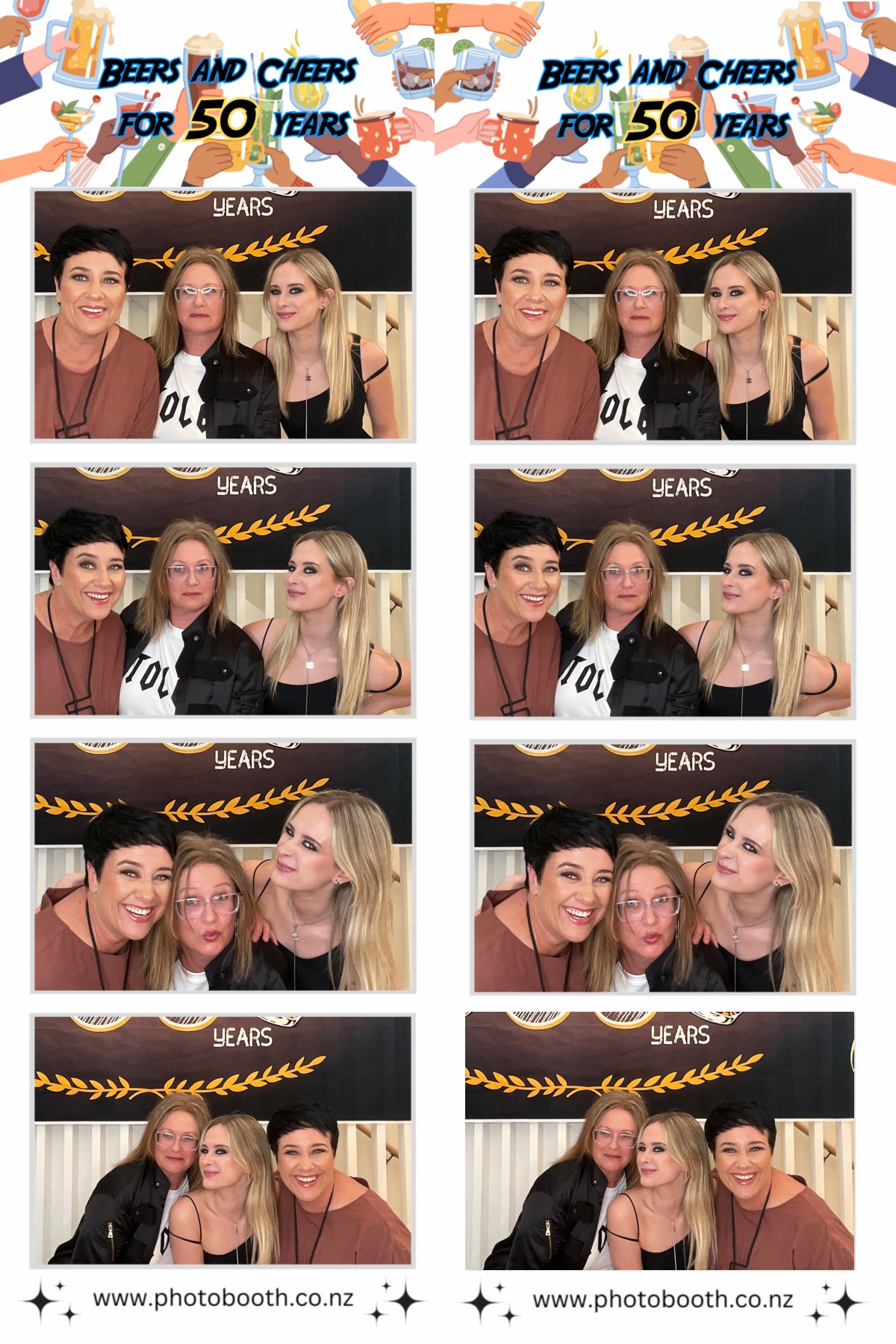 Beers and Cheers for 50 Years! | View more photos from the event at gallery.photobooth.co.nz/u/SelfieCentral/Beers-and-Cheers-for-50-Years