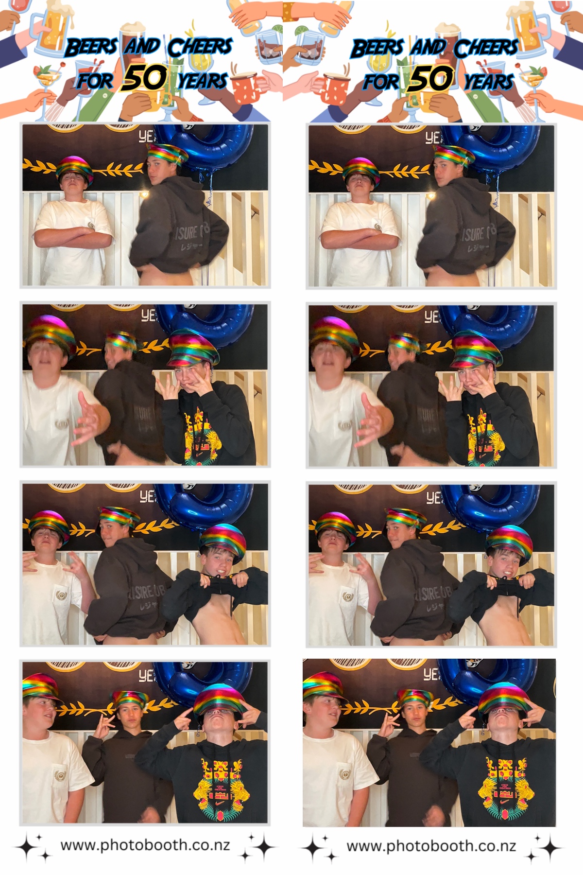 Beers and Cheers for 50 Years! | View more photos from the event at gallery.photobooth.co.nz/u/SelfieCentral/Beers-and-Cheers-for-50-Years