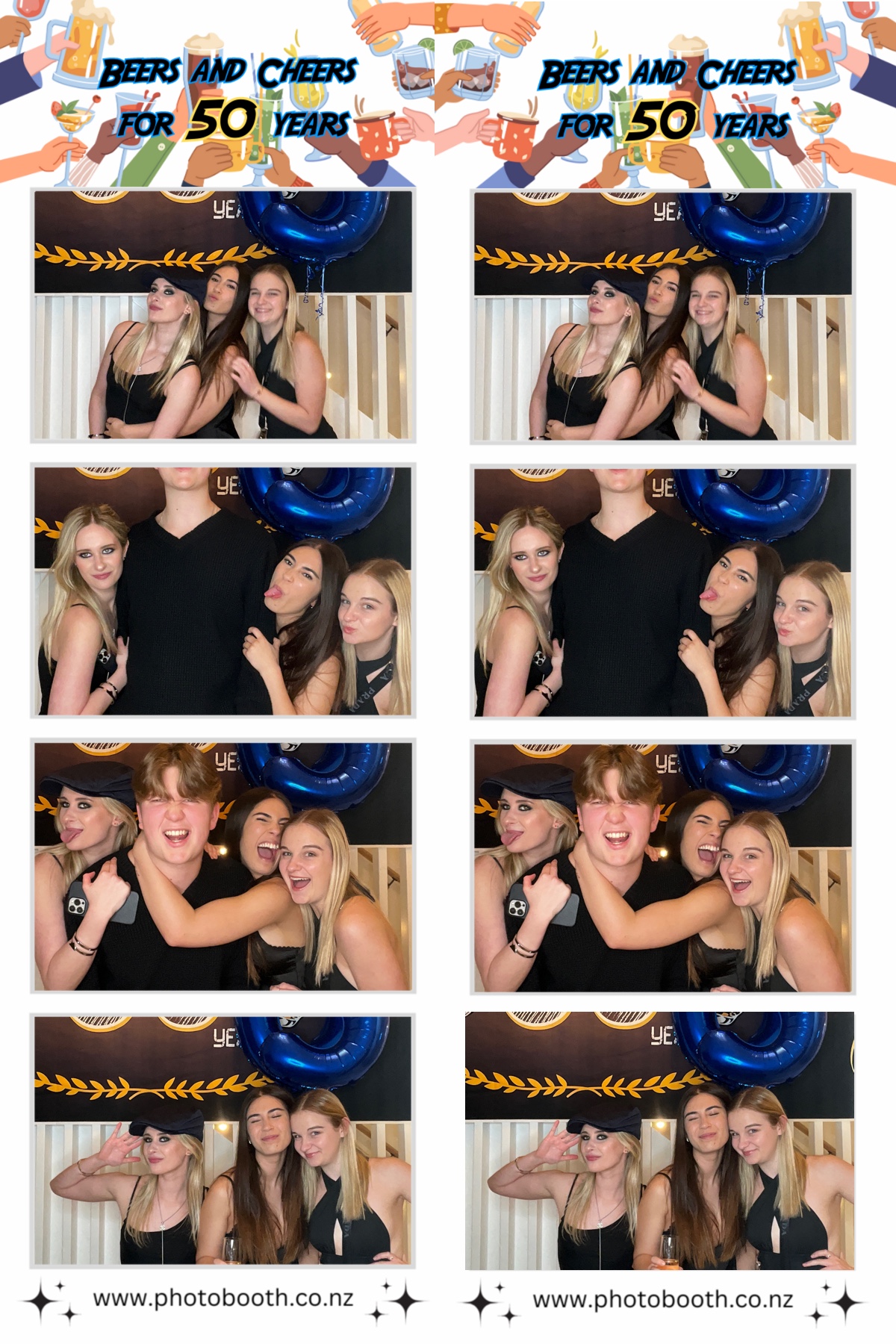 Beers and Cheers for 50 Years! | View more photos from the event at gallery.photobooth.co.nz/u/SelfieCentral/Beers-and-Cheers-for-50-Years