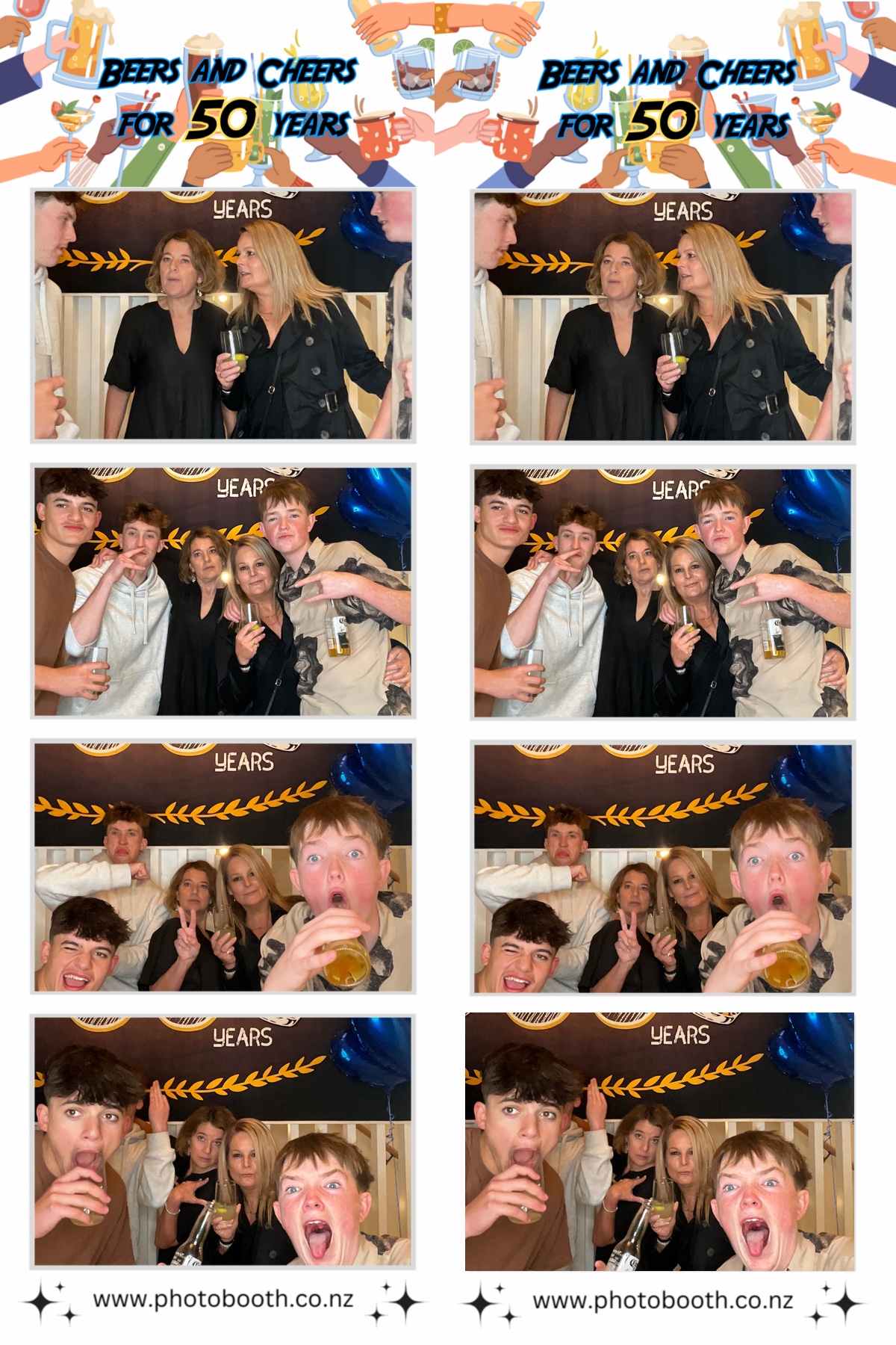 Beers and Cheers for 50 Years! | View more photos from the event at gallery.photobooth.co.nz/u/SelfieCentral/Beers-and-Cheers-for-50-Years