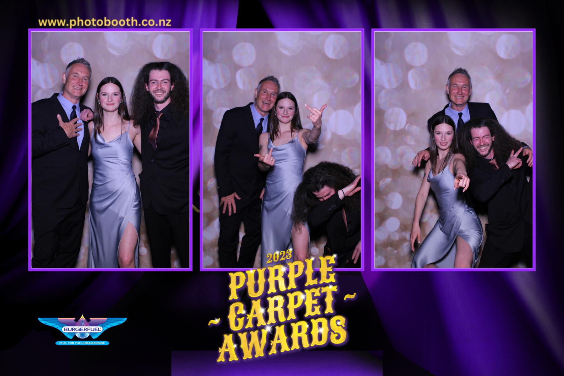 Burger Fuel Purple Carpet Awards | View more photos from the event at gallery.photobooth.co.nz/u/SelfieCentral/Burger-Fuel-Purple-Carpet-Awards