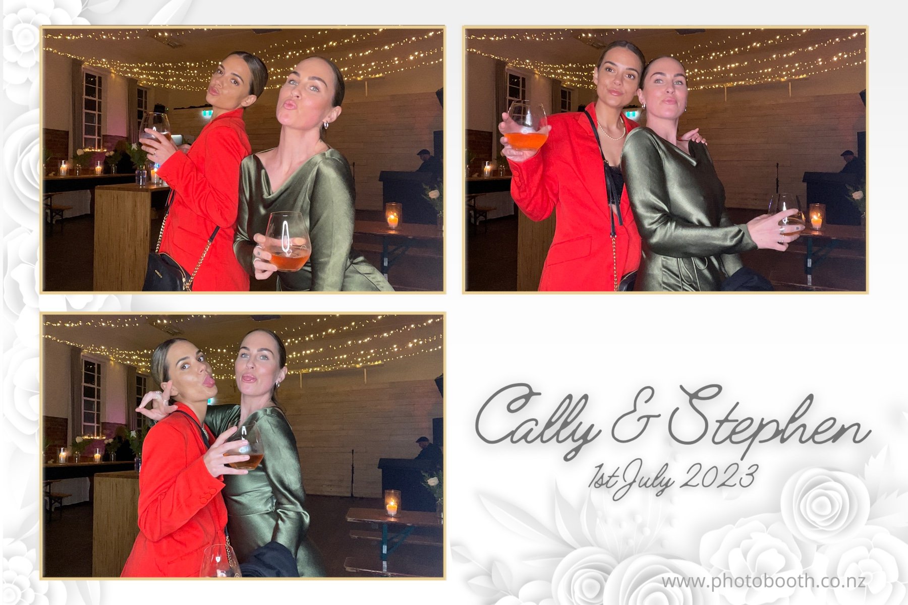 Cally & Stephen's Wedding | View more photos from the event at gallery.photobooth.co.nz/u/SelfieCentral/Cally-Stephens-Wedding