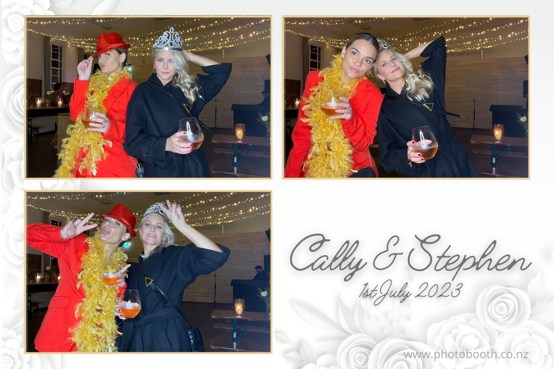 Cally & Stephen's Wedding | View more photos from the event at gallery.photobooth.co.nz/u/SelfieCentral/Cally-Stephens-Wedding