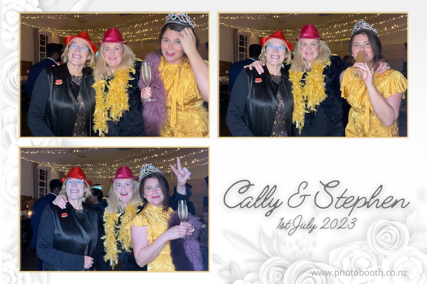 Cally & Stephen's Wedding | View more photos from the event at gallery.photobooth.co.nz/u/SelfieCentral/Cally-Stephens-Wedding