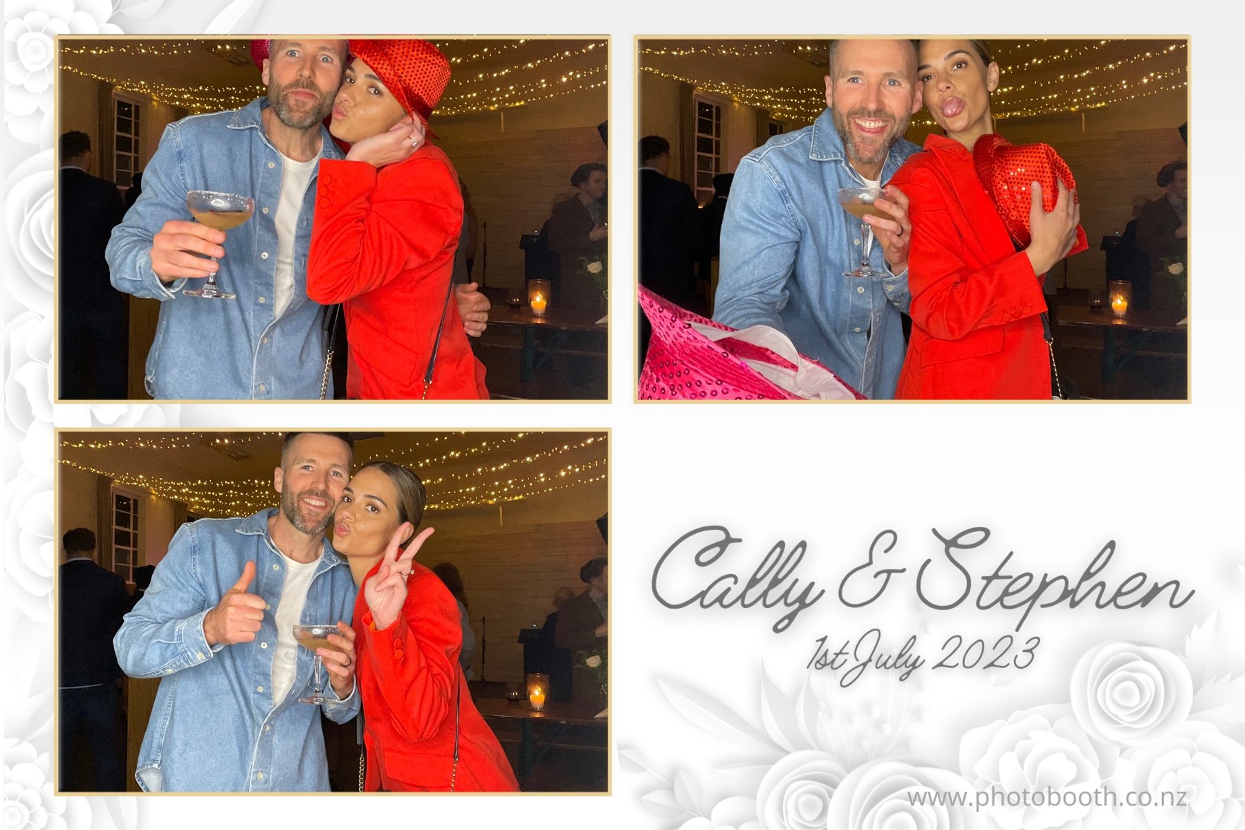 Cally & Stephen's Wedding | View more photos from the event at gallery.photobooth.co.nz/u/SelfieCentral/Cally-Stephens-Wedding