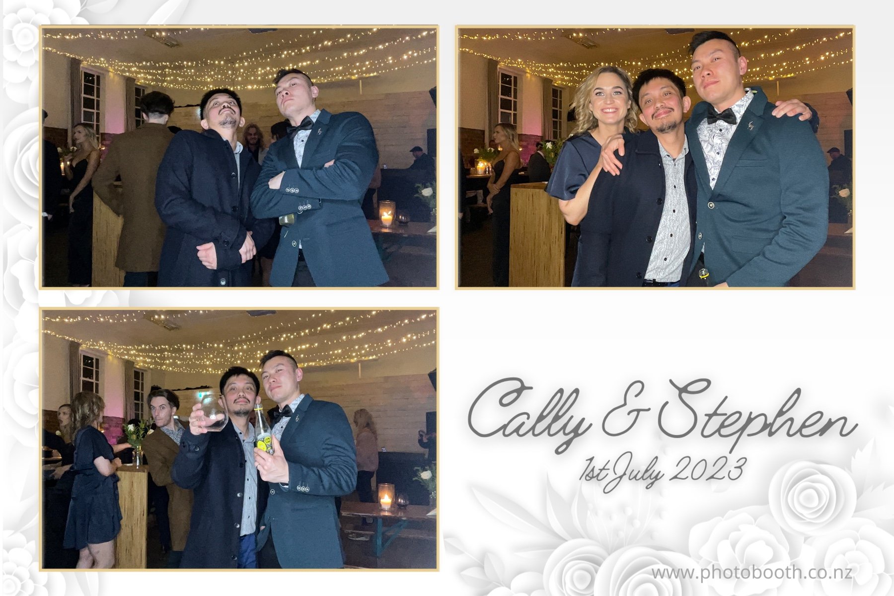 Cally & Stephen's Wedding | View more photos from the event at gallery.photobooth.co.nz/u/SelfieCentral/Cally-Stephens-Wedding
