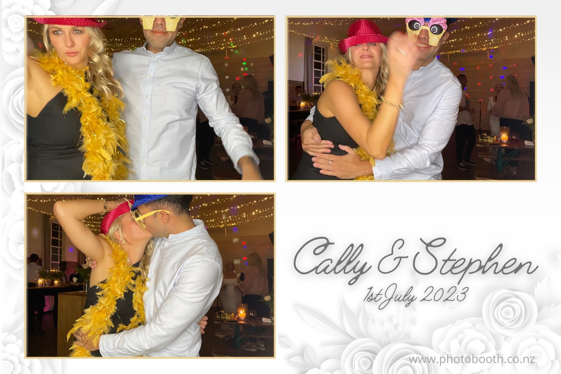 Cally & Stephen's Wedding | View more photos from the event at gallery.photobooth.co.nz/u/SelfieCentral/Cally-Stephens-Wedding