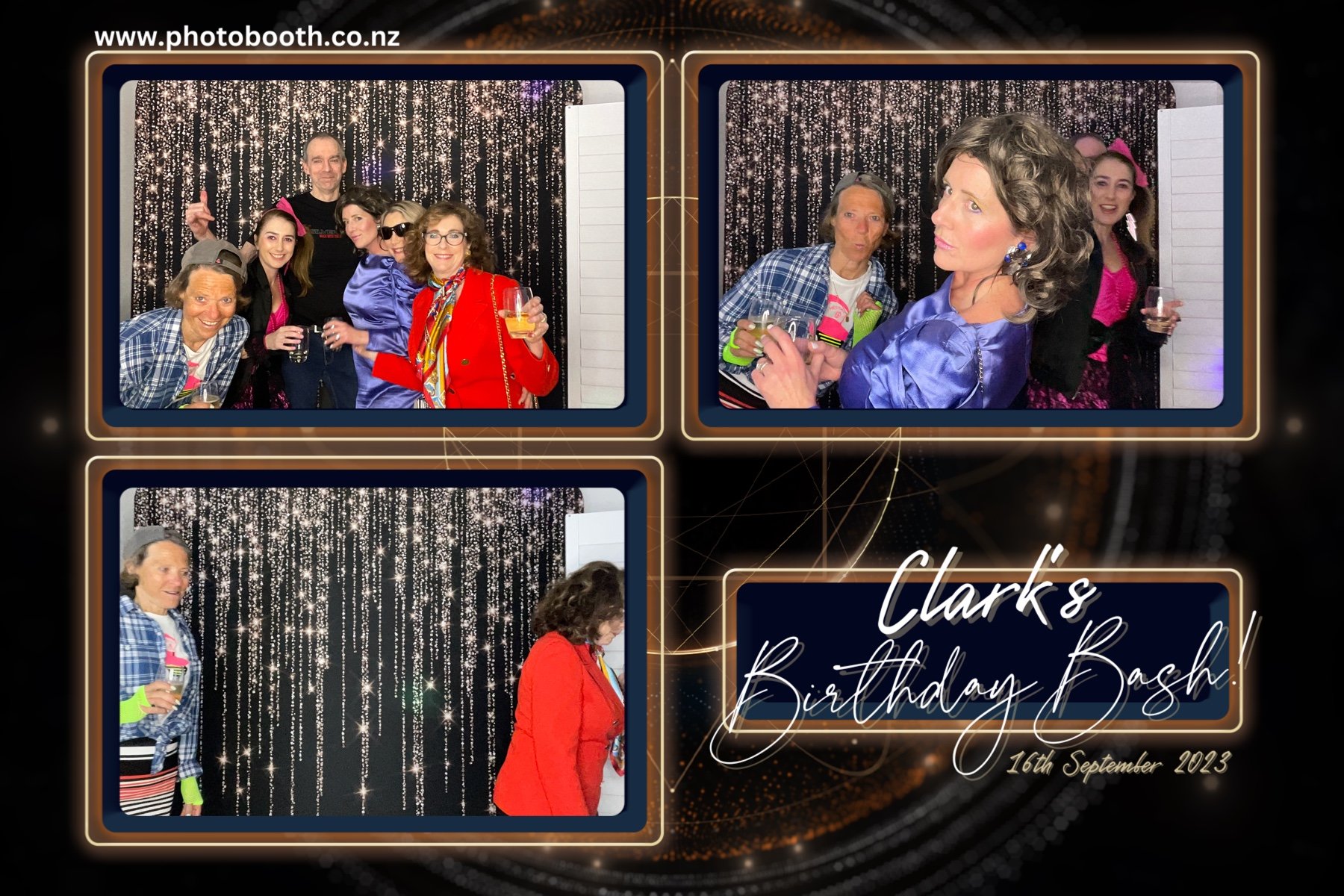 Clark's Celebration | View more photos from the event at gallery.photobooth.co.nz/u/SelfieCentral/Clarks-Celebration