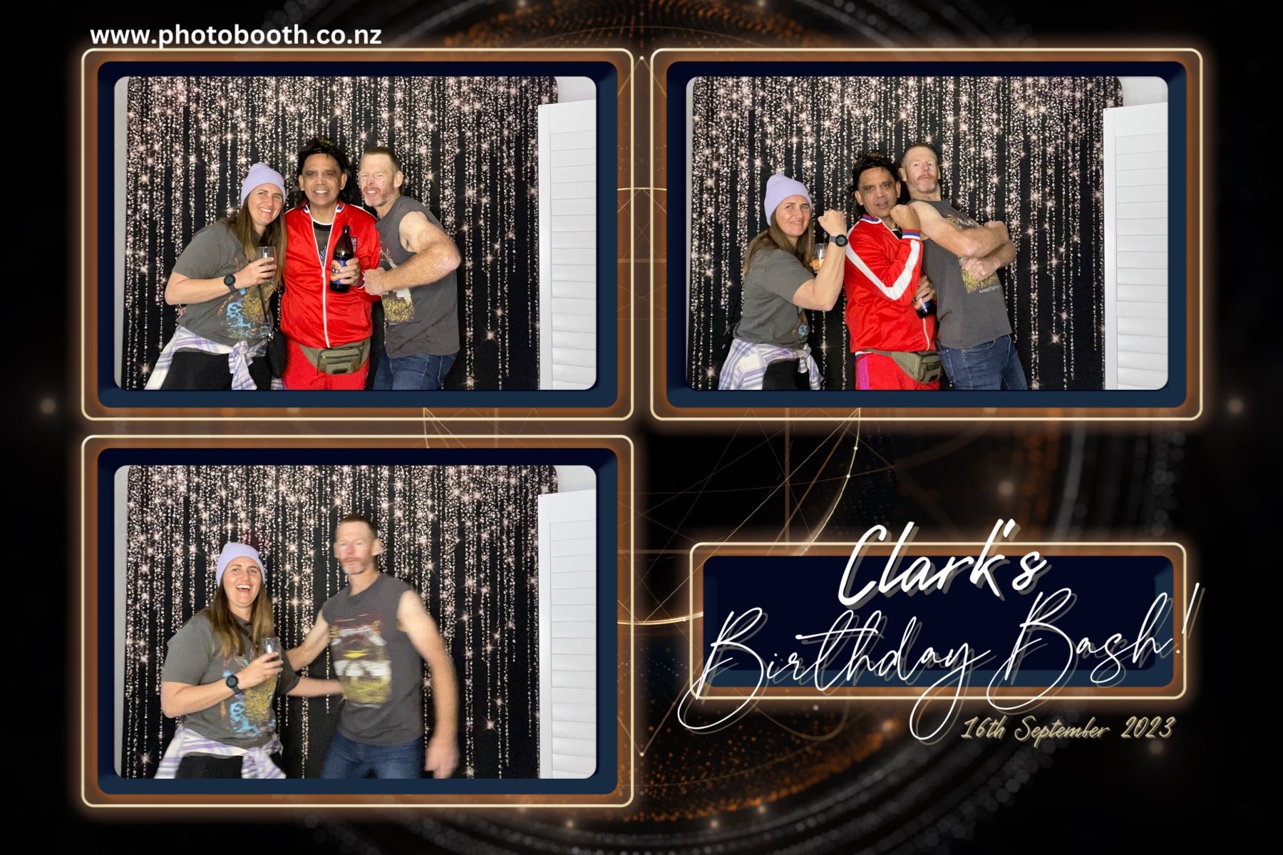 Clark's Celebration | View more photos from the event at gallery.photobooth.co.nz/u/SelfieCentral/Clarks-Celebration