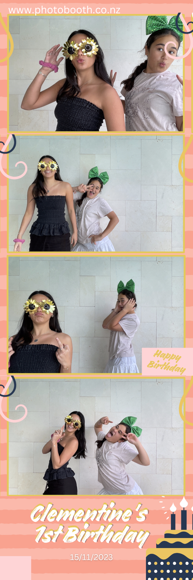 Clementine's 1st Birthday | View more photos from the event at gallery.photobooth.co.nz/u/SelfieCentral/Clementines-1st-Birthday