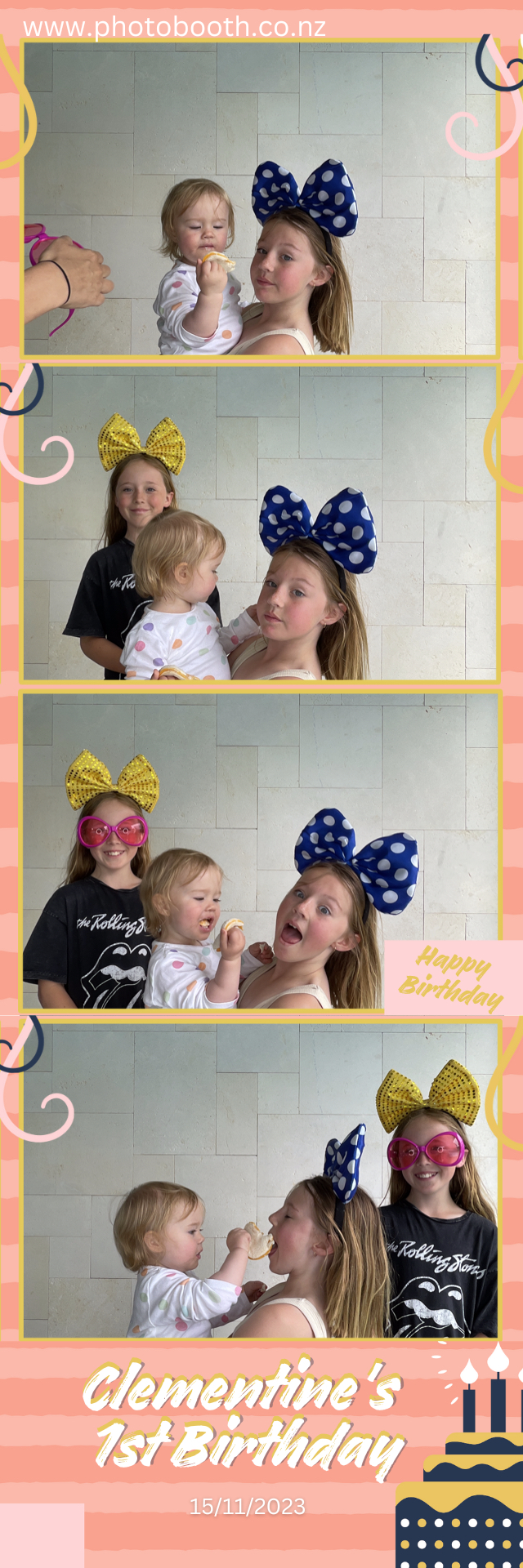 Clementine's 1st Birthday | View more photos from the event at gallery.photobooth.co.nz/u/SelfieCentral/Clementines-1st-Birthday