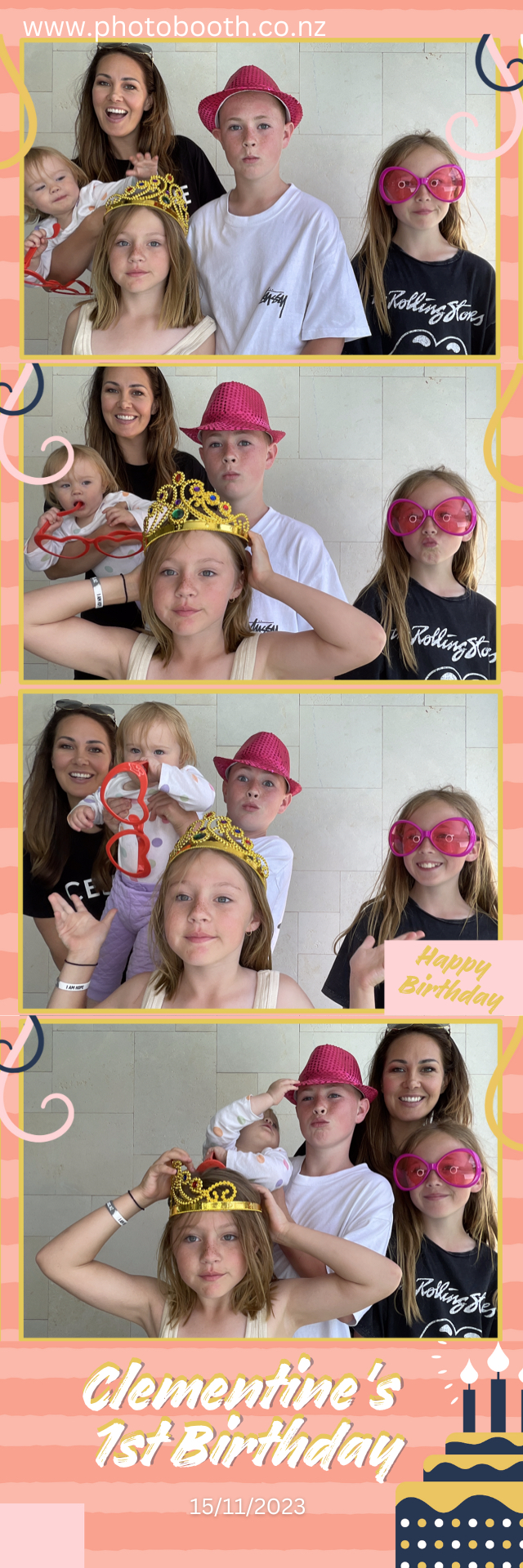 Clementine's 1st Birthday | View more photos from the event at gallery.photobooth.co.nz/u/SelfieCentral/Clementines-1st-Birthday