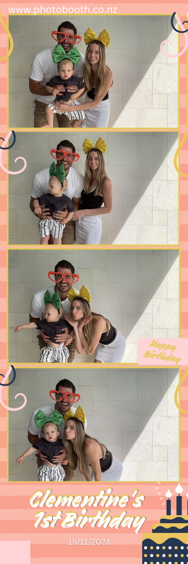 Clementine's 1st Birthday | View more photos from the event at gallery.photobooth.co.nz/u/SelfieCentral/Clementines-1st-Birthday