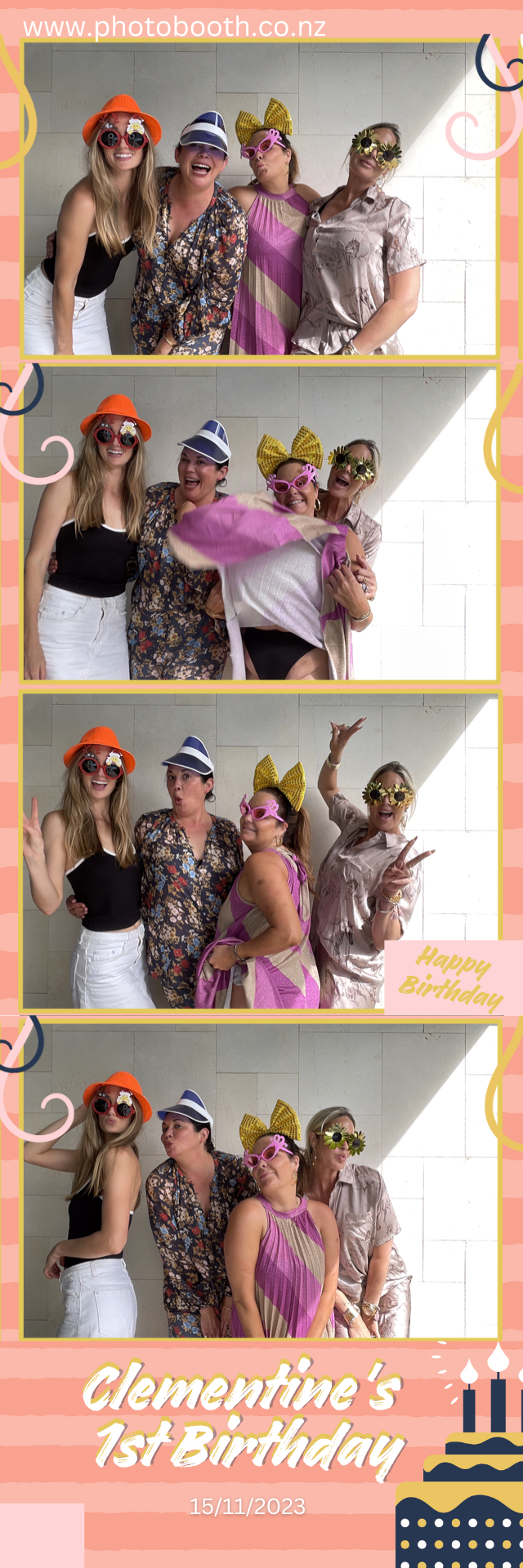 Clementine's 1st Birthday | View more photos from the event at gallery.photobooth.co.nz/u/SelfieCentral/Clementines-1st-Birthday