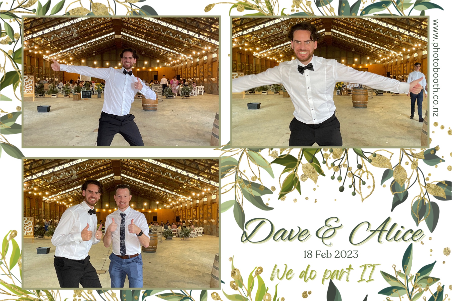 Dave & Alice's Wedding | View more photos from the event at gallery.photobooth.co.nz/u/SelfieCentral/Dave-Alices-Wedding