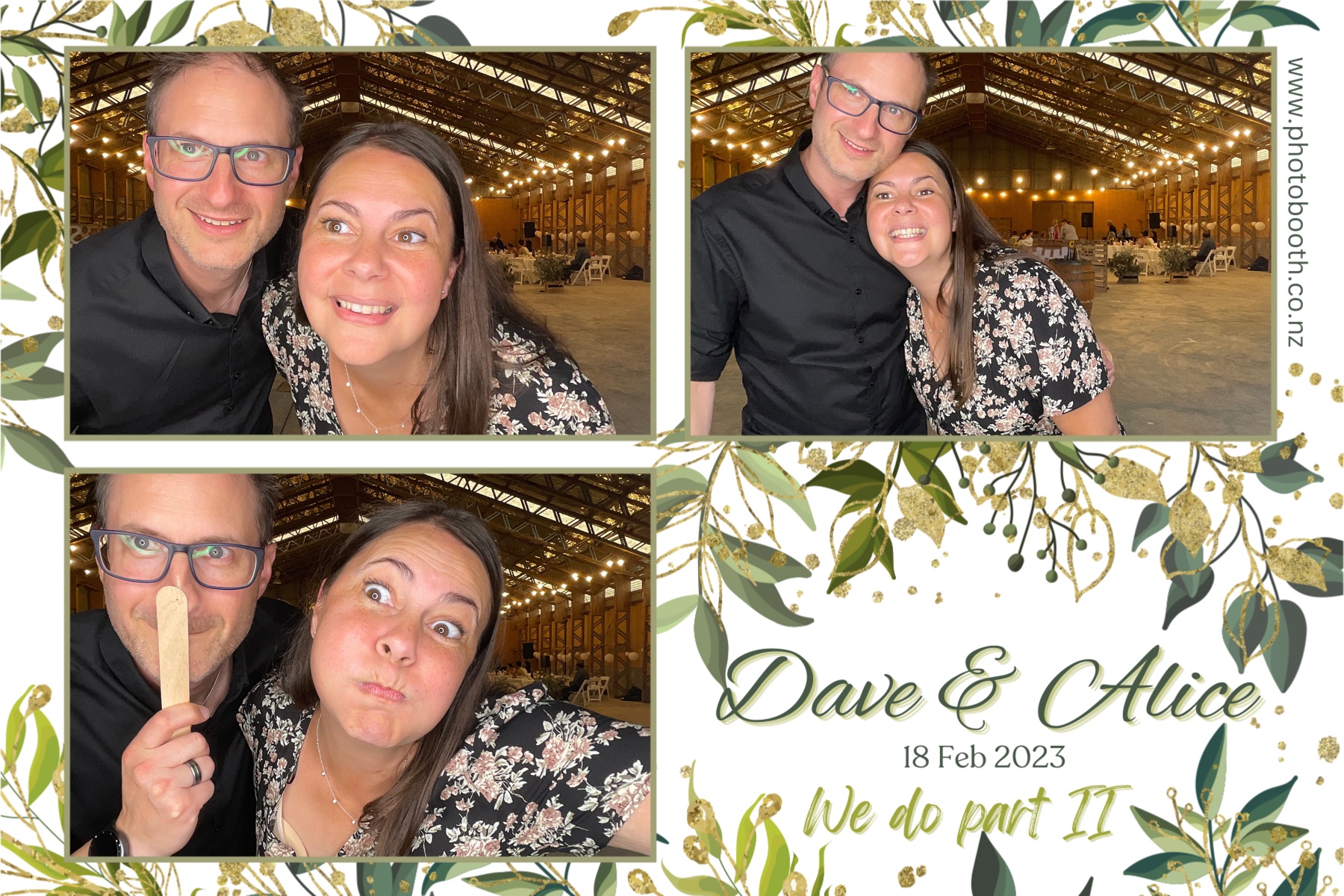 Dave & Alice's Wedding | View more photos from the event at gallery.photobooth.co.nz/u/SelfieCentral/Dave-Alices-Wedding