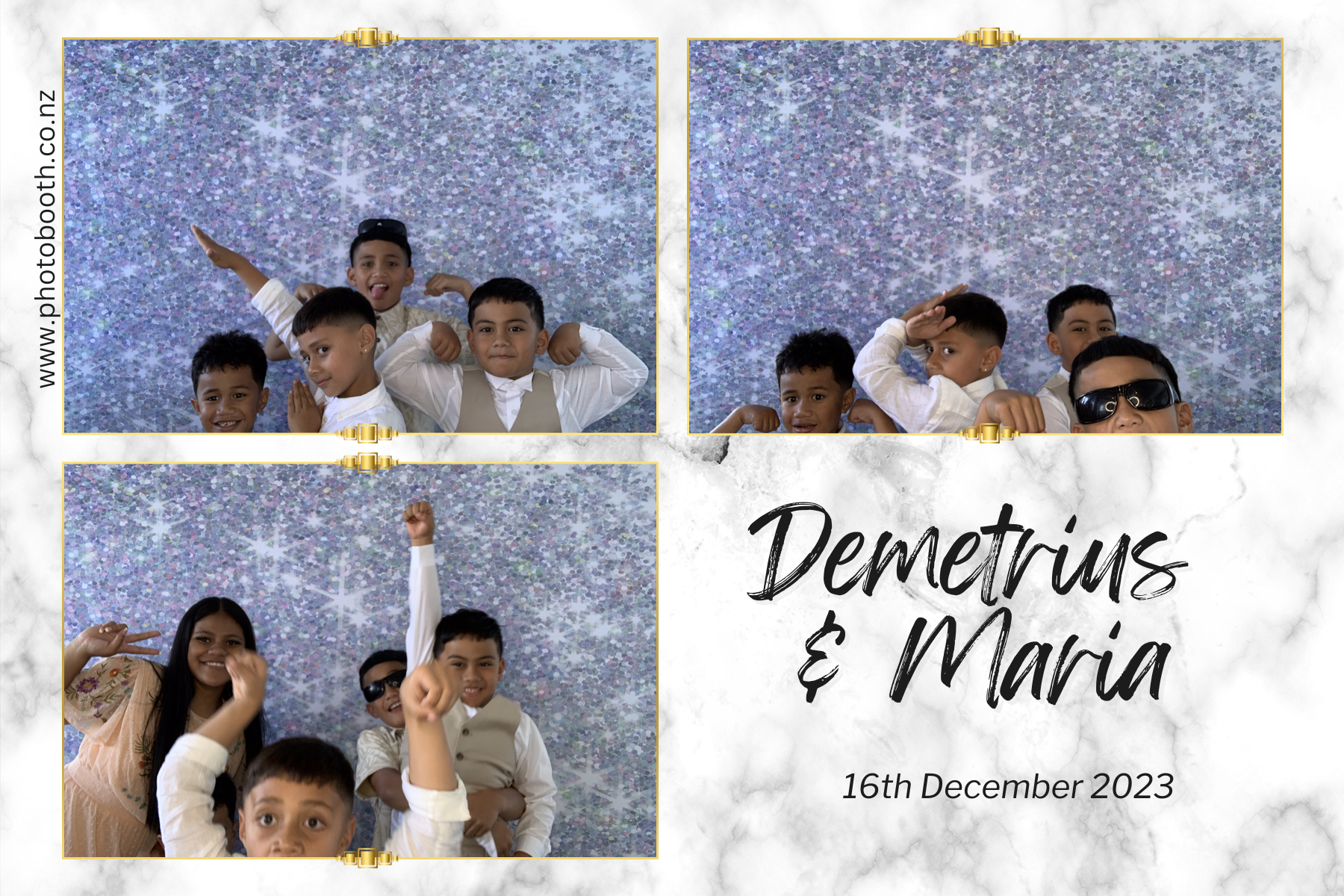 Demetrius and Maria's Wedding | View more photos from the event at gallery.photobooth.co.nz/u/SelfieCentral/Demetrius-and-Marias-Wedding