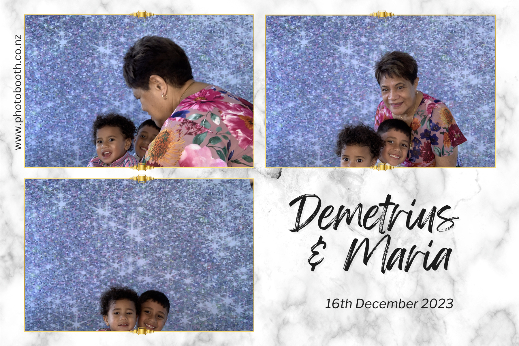 Demetrius and Maria's Wedding | View more photos from the event at gallery.photobooth.co.nz/u/SelfieCentral/Demetrius-and-Marias-Wedding
