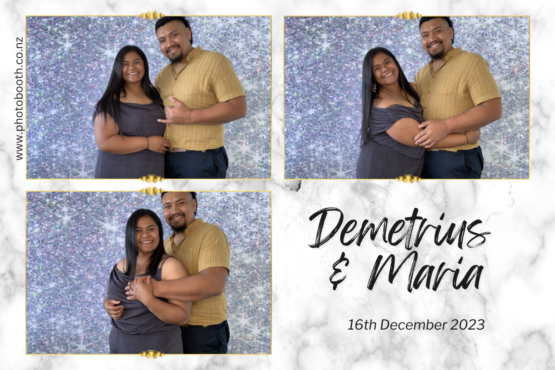 Demetrius and Maria's Wedding | View more photos from the event at gallery.photobooth.co.nz/u/SelfieCentral/Demetrius-and-Marias-Wedding