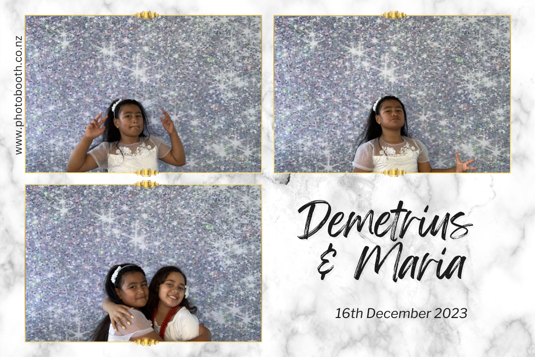 Demetrius and Maria's Wedding | View more photos from the event at gallery.photobooth.co.nz/u/SelfieCentral/Demetrius-and-Marias-Wedding