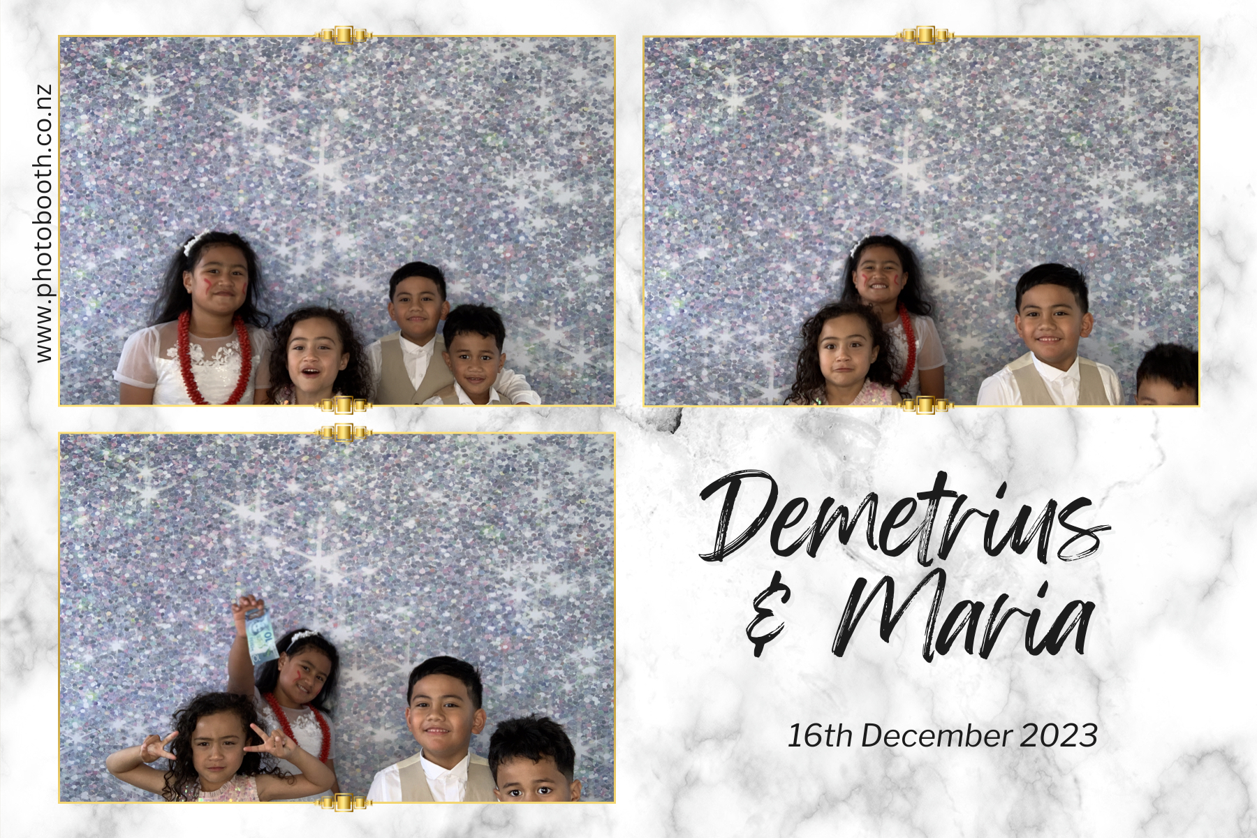 Demetrius and Maria's Wedding | View more photos from the event at gallery.photobooth.co.nz/u/SelfieCentral/Demetrius-and-Marias-Wedding