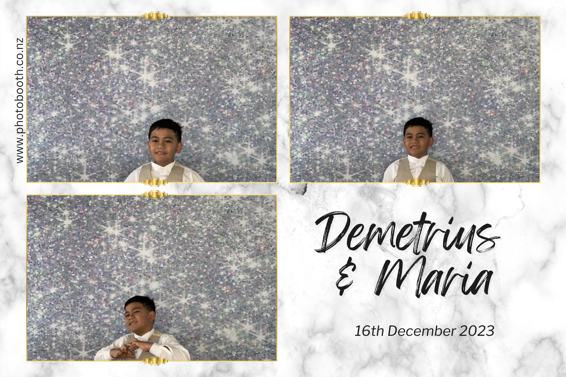 Demetrius and Maria's Wedding | View more photos from the event at gallery.photobooth.co.nz/u/SelfieCentral/Demetrius-and-Marias-Wedding
