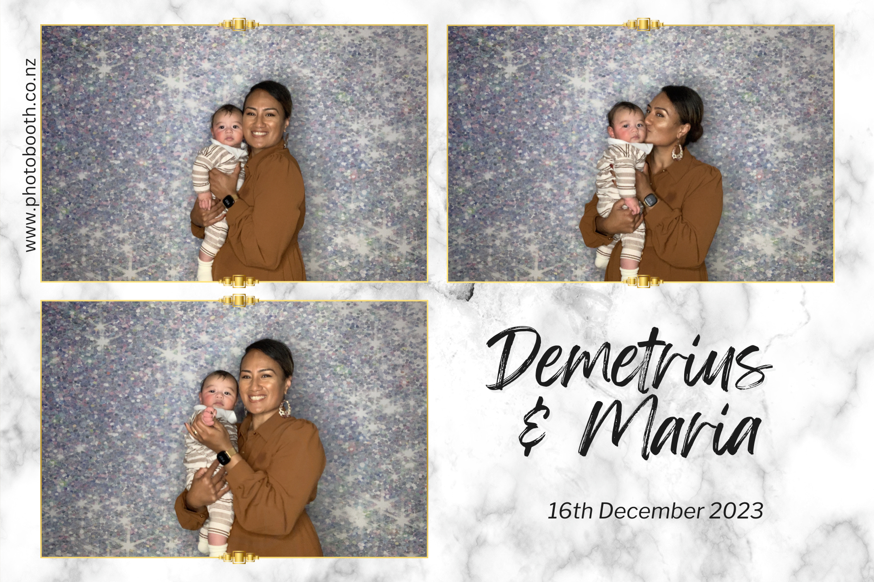 Demetrius and Maria's Wedding | View more photos from the event at gallery.photobooth.co.nz/u/SelfieCentral/Demetrius-and-Marias-Wedding