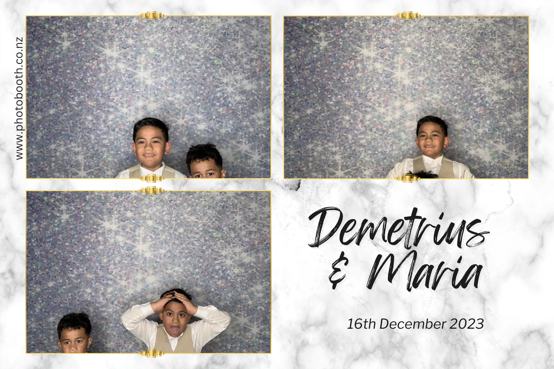 Demetrius and Maria's Wedding | View more photos from the event at gallery.photobooth.co.nz/u/SelfieCentral/Demetrius-and-Marias-Wedding