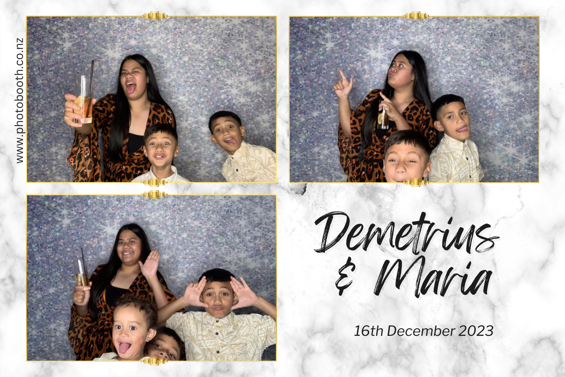 Demetrius and Maria's Wedding | View more photos from the event at gallery.photobooth.co.nz/u/SelfieCentral/Demetrius-and-Marias-Wedding