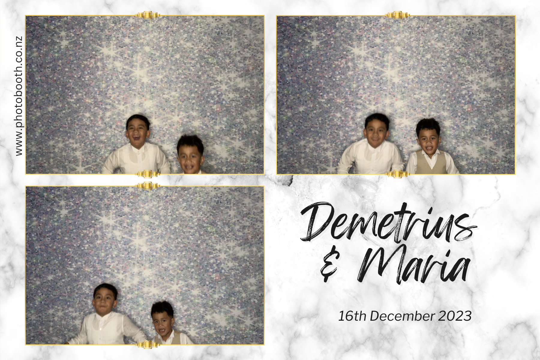 Demetrius and Maria's Wedding | View more photos from the event at gallery.photobooth.co.nz/u/SelfieCentral/Demetrius-and-Marias-Wedding