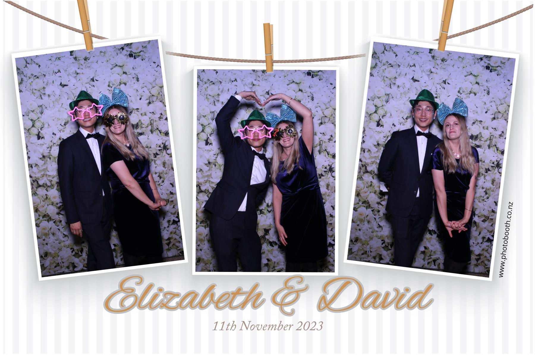 Elizabeth and David's Wedding | View more photos from the event at gallery.photobooth.co.nz/u/SelfieCentral/Elizabeth-and-Davids-Wedding