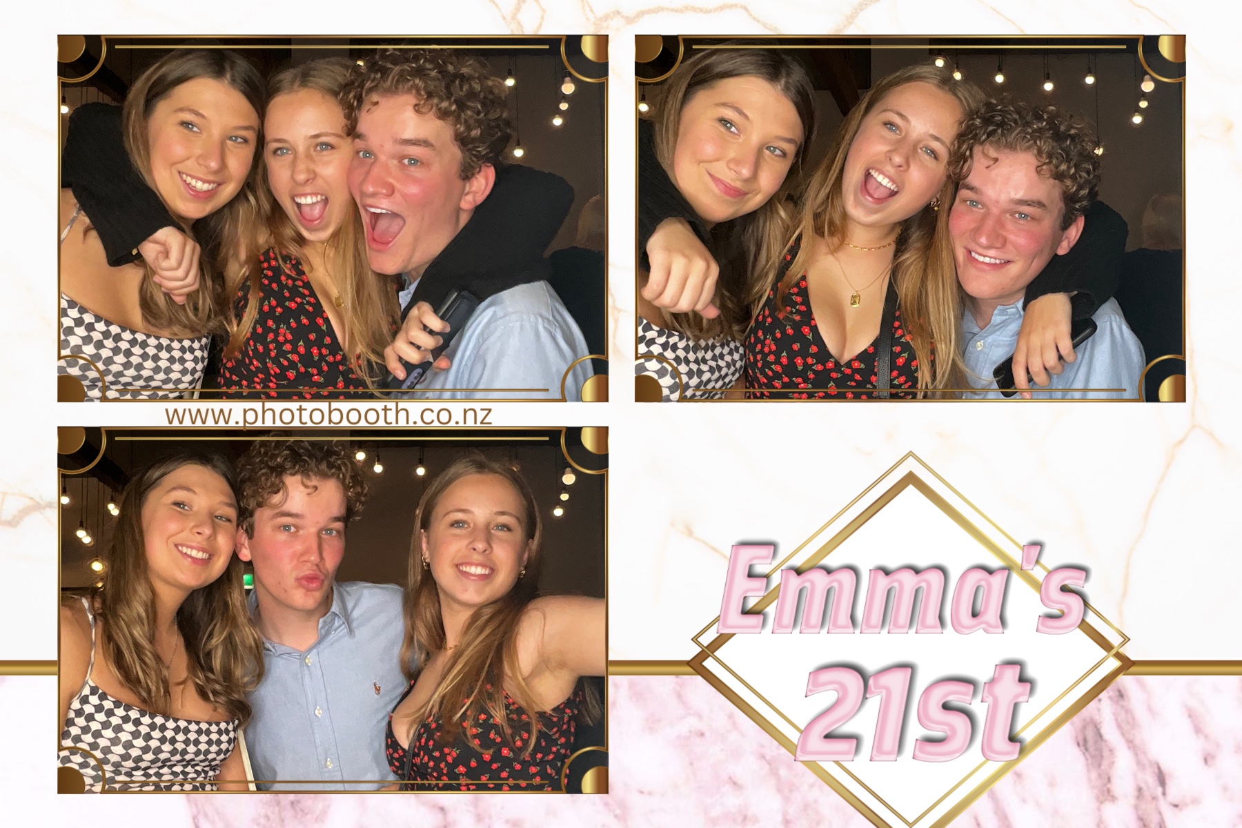 Emma 21st | View more photos from the event at gallery.photobooth.co.nz/u/SelfieCentral/Emma-21st