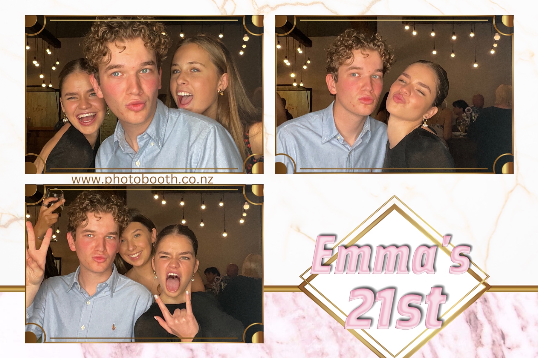 Emma 21st | View more photos from the event at gallery.photobooth.co.nz/u/SelfieCentral/Emma-21st