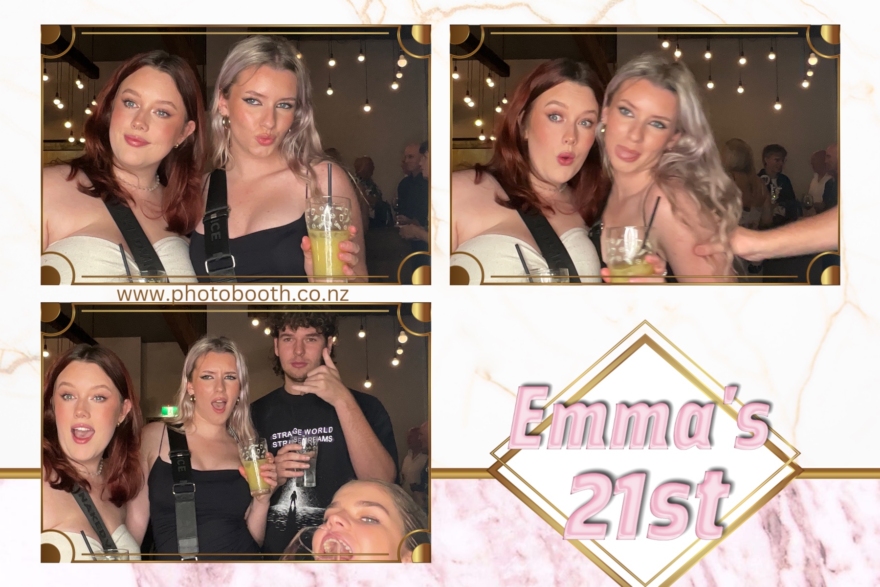 Emma 21st | View more photos from the event at gallery.photobooth.co.nz/u/SelfieCentral/Emma-21st