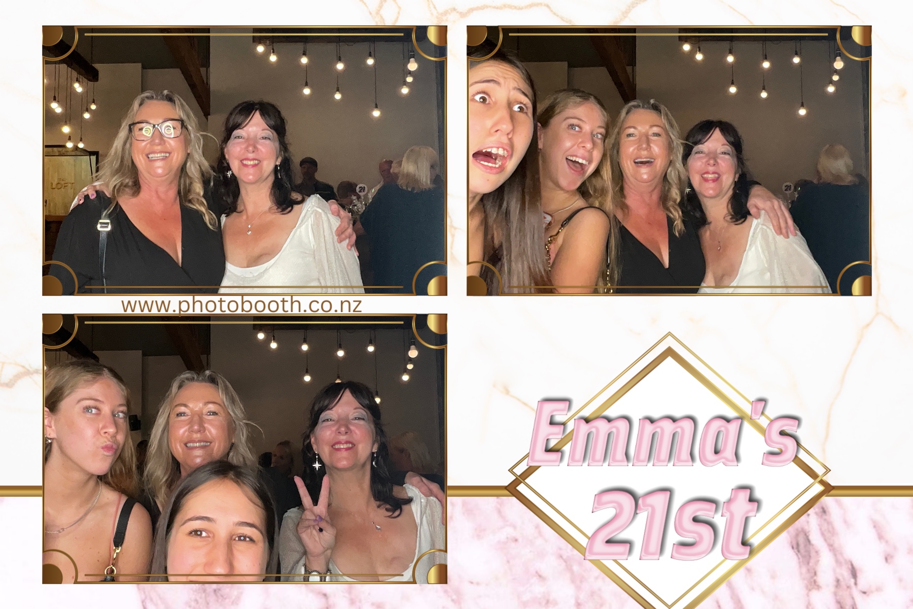 Emma 21st | View more photos from the event at gallery.photobooth.co.nz/u/SelfieCentral/Emma-21st