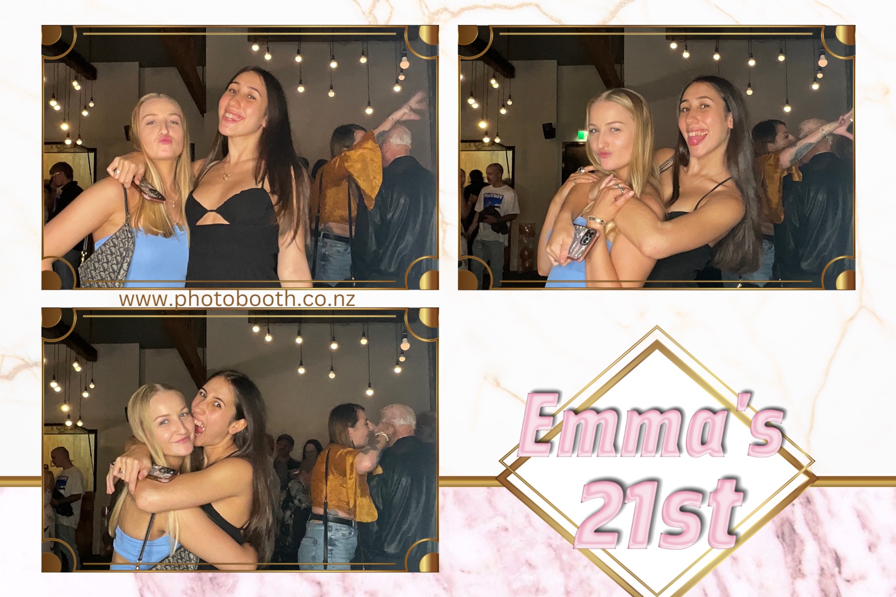 Emma 21st | View more photos from the event at gallery.photobooth.co.nz/u/SelfieCentral/Emma-21st