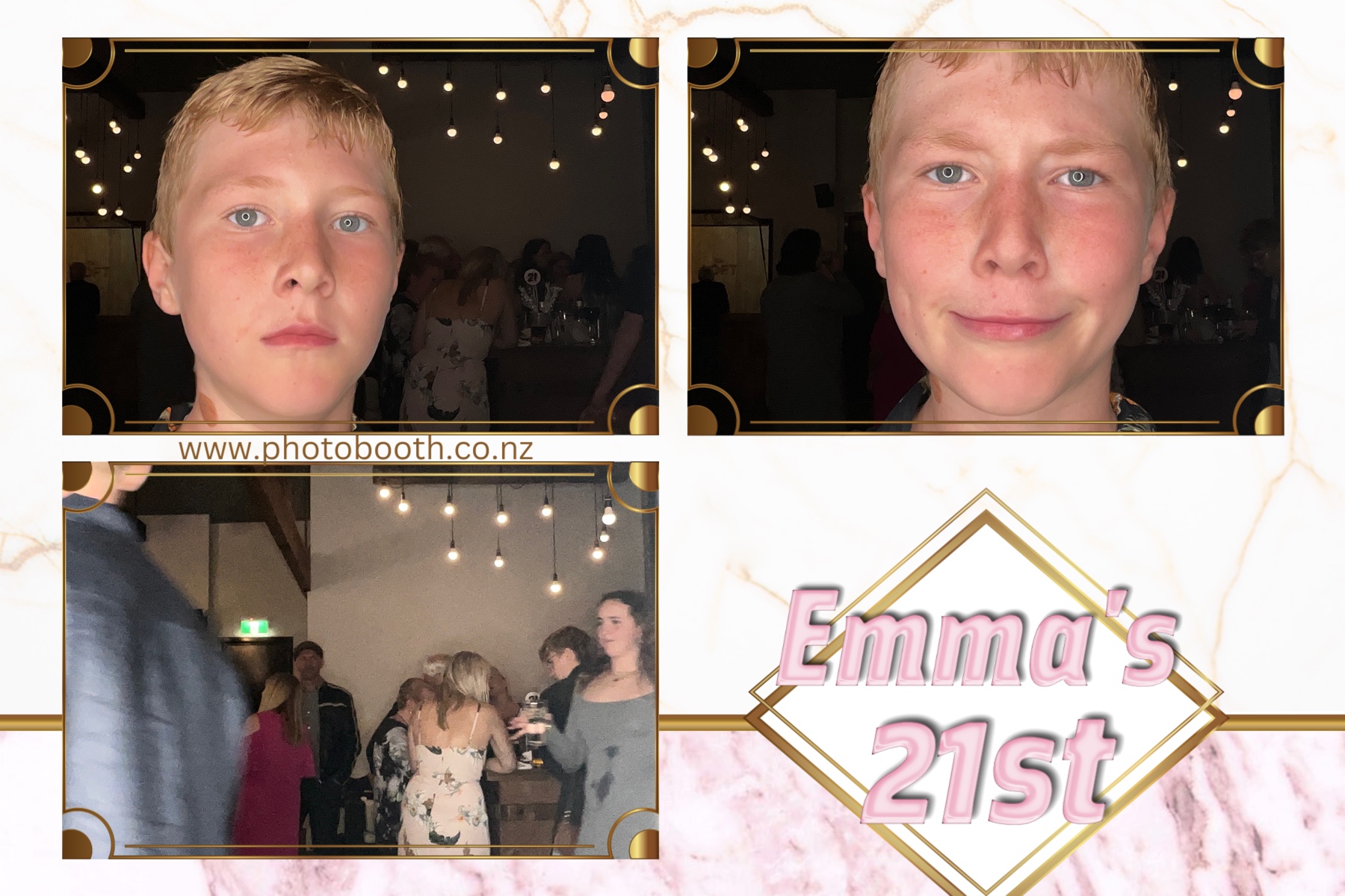 Emma 21st | View more photos from the event at gallery.photobooth.co.nz/u/SelfieCentral/Emma-21st