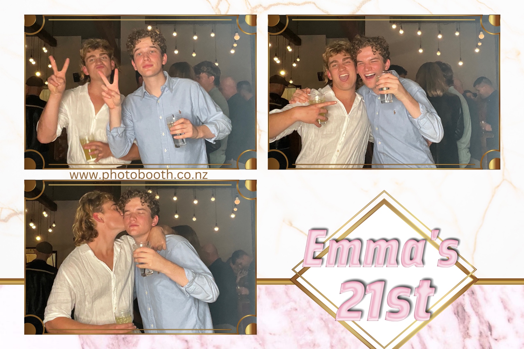 Emma 21st | View more photos from the event at gallery.photobooth.co.nz/u/SelfieCentral/Emma-21st