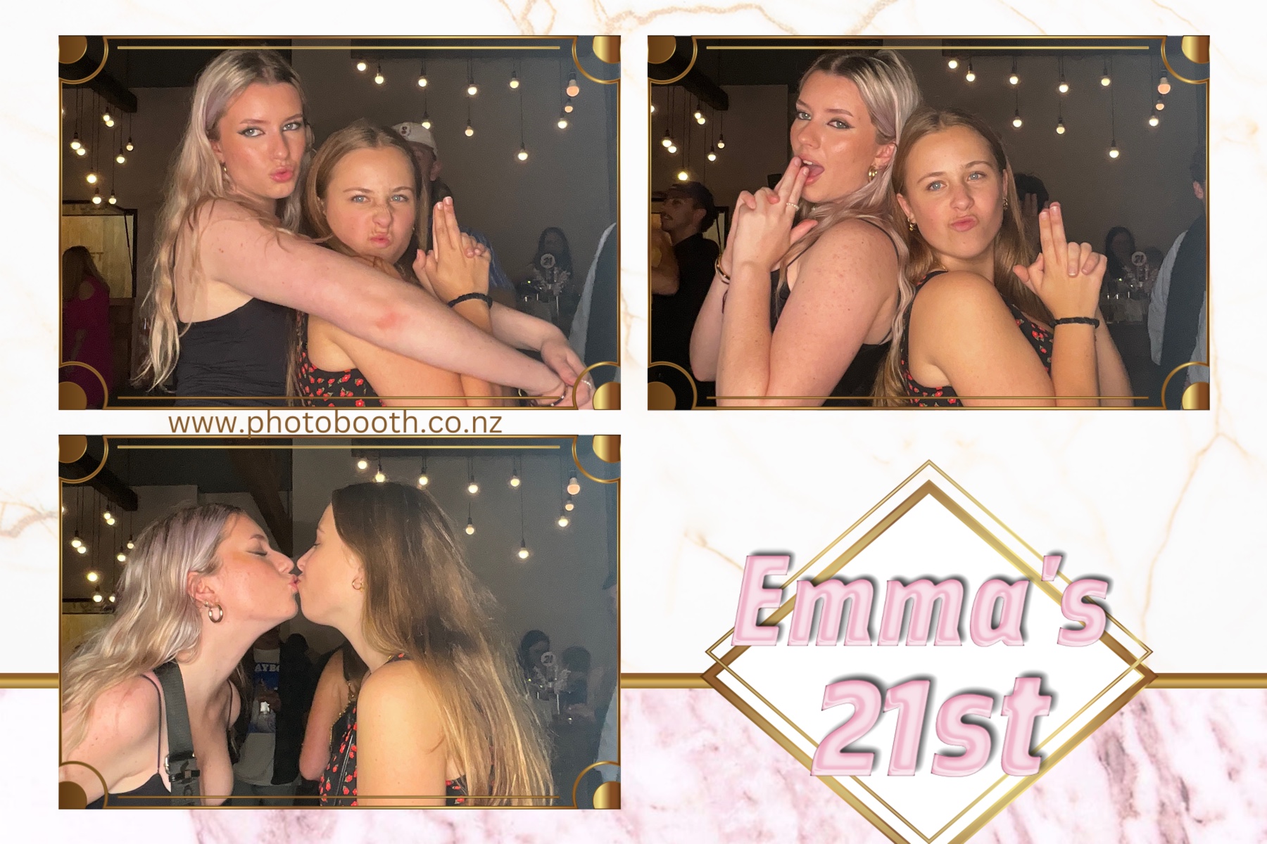 Emma 21st | View more photos from the event at gallery.photobooth.co.nz/u/SelfieCentral/Emma-21st